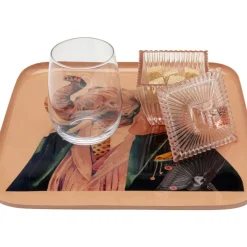 Geschirr & Tischaccessoires-KARE Design Tablett Ego Elephant 27X27Cm