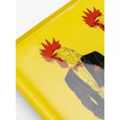 Geschirr & Tischaccessoires-KARE Design Tablett Ego Rooster 49X30Cm