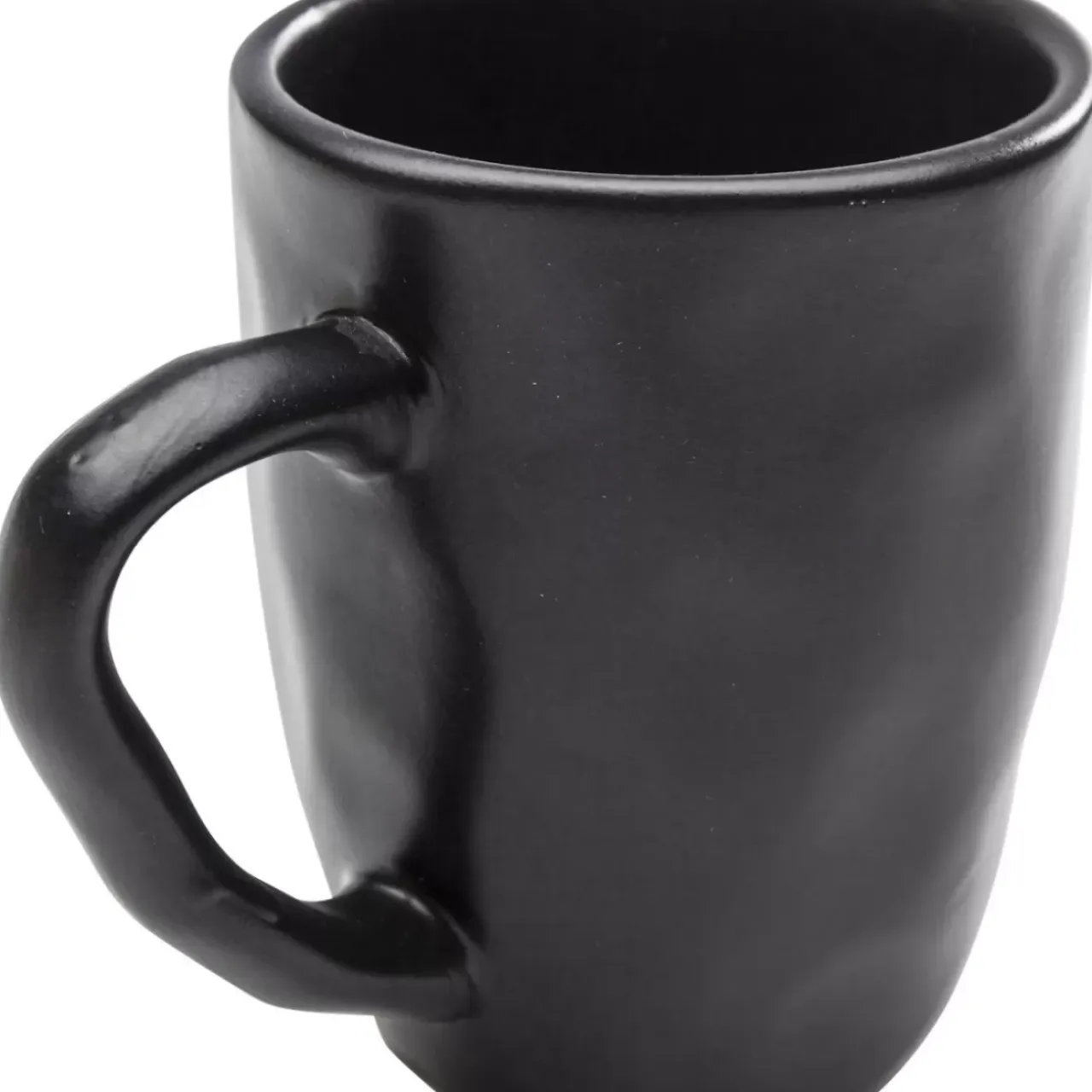 Geschirr & Tischaccessoires-KARE Design Tasse Organic Black