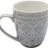 Geschirr & Tischaccessoires-KARE Design Tasse Sicilia Mandala Grau