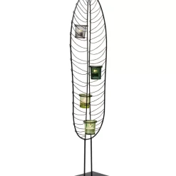 Kerzenständer & Laternen-KARE Design Teelichthalter Leaf Wire 86Cm