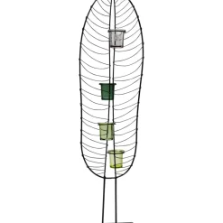 Kerzenständer & Laternen-KARE Design Teelichthalter Leaf Wire 86Cm