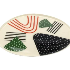 Deko & Geschenkartikel-KARE Design Teller Abstract Counterpart (3-Tlg.)