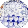 Geschirr & Tischaccessoires-KARE Design Teller Fresco O26Cm