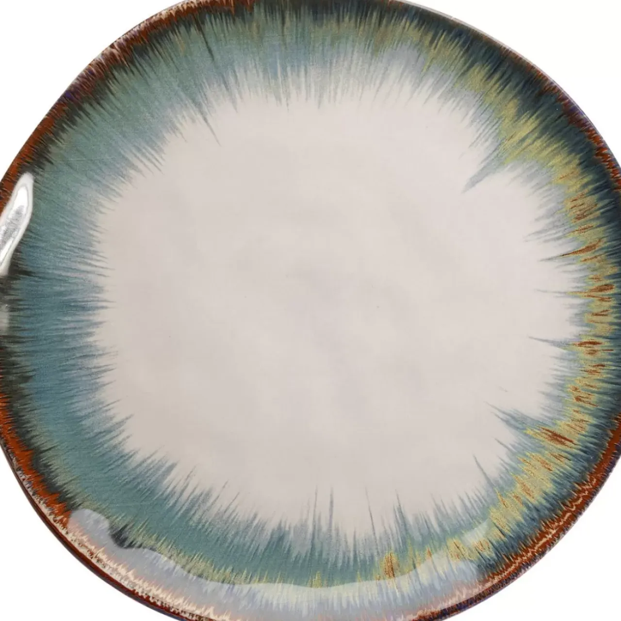 Geschirr & Tischaccessoires-KARE Design Teller Laguna Blau O26Cm
