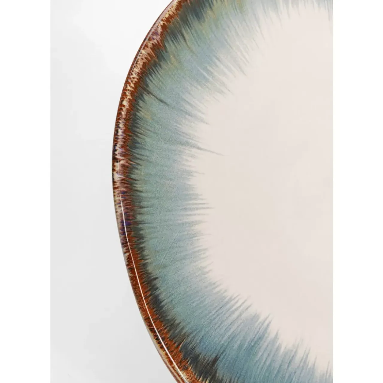 Geschirr & Tischaccessoires-KARE Design Teller Laguna Blau O26Cm