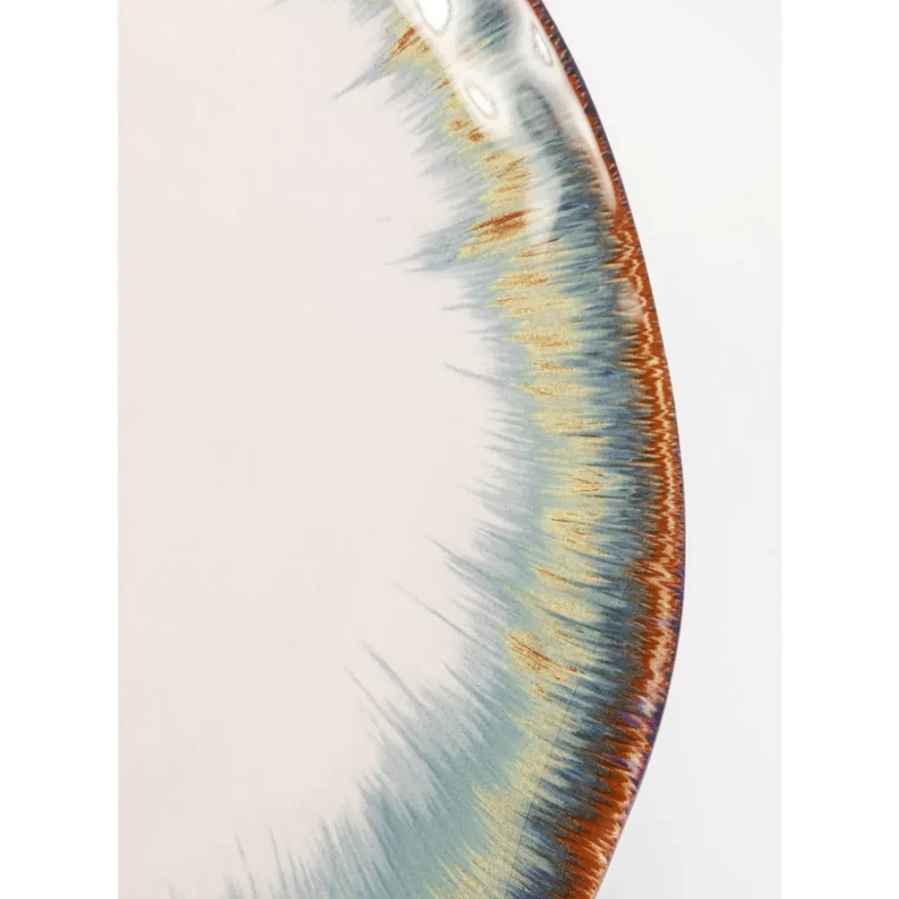 Geschirr & Tischaccessoires-KARE Design Teller Laguna Blau O26Cm