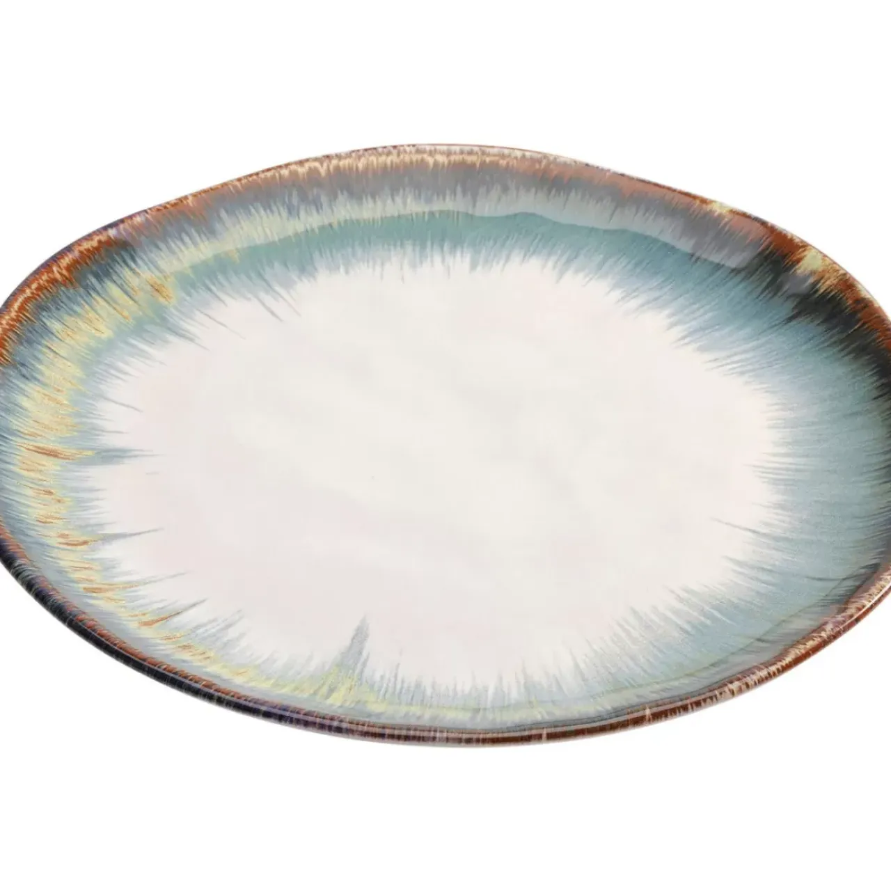 Geschirr & Tischaccessoires-KARE Design Teller Laguna Blau O26Cm