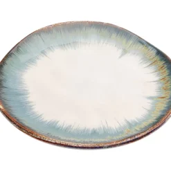 Geschirr & Tischaccessoires-KARE Design Teller Laguna Blau O20Cm