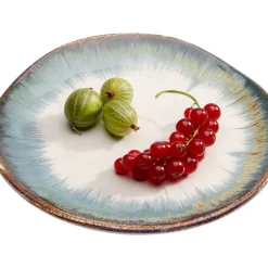 Geschirr & Tischaccessoires-KARE Design Teller Laguna Blau O20Cm