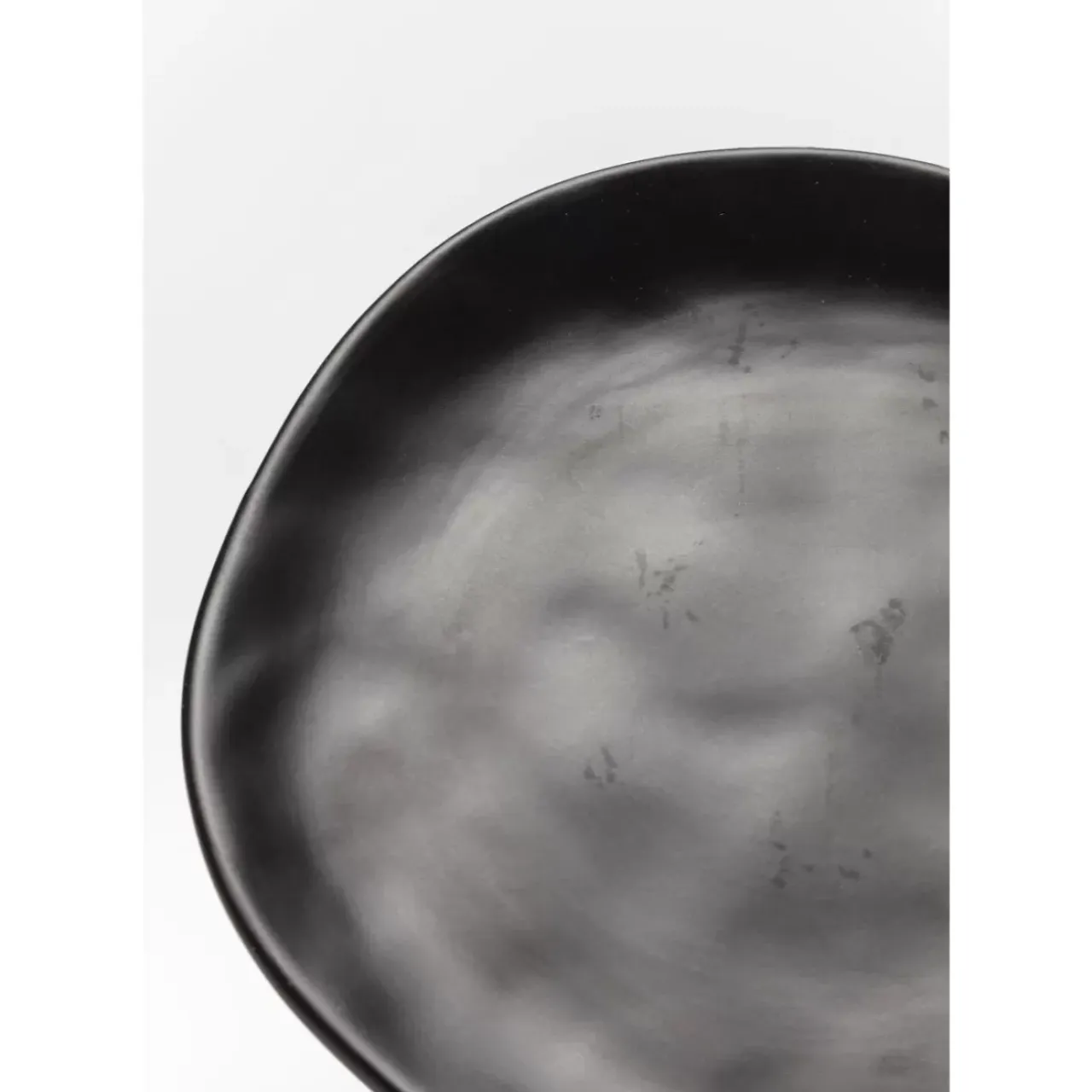 Geschirr & Tischaccessoires-KARE Design Teller Organic Black O20Cm