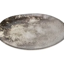 Geschirr & Tischaccessoires-KARE Design Teller Savannah Braun/Grau Matt O20Cm