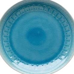 Geschirr & Tischaccessoires-KARE Design Teller Sicilia Blau O27Cm
