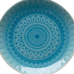 Geschirr & Tischaccessoires-KARE Design Teller Sicilia Blau O21Cm