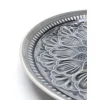 Geschirr & Tischaccessoires-KARE Design Teller Sicilia Mandala Grau O27Cm