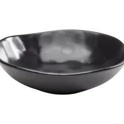 Geschirr & Tischaccessoires-KARE Design Teller Tief Organic Black O22Cm
