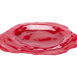 Geschirr & Tischaccessoires-KARE Design Teller Tornado Rot O46Cm