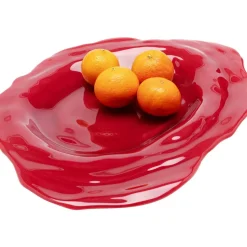 Geschirr & Tischaccessoires-KARE Design Teller Tornado Rot O46Cm