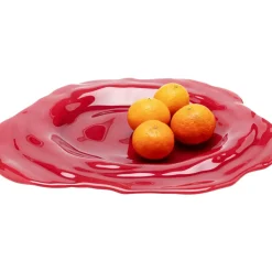 Geschirr & Tischaccessoires-KARE Design Teller Tornado Rot O46Cm