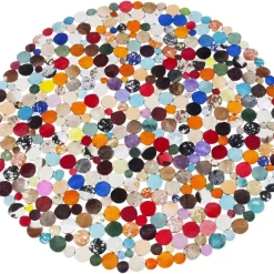 Teppiche-KARE Design Teppich Circle Multi O150Cm