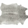 Teppiche-KARE Design Teppich Hide Acid Wash Silber