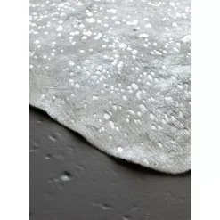 Teppiche-KARE Design Teppich Hide Acid Wash Silber