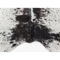 Teppiche-KARE Design Teppich Hide Schwarz-Weis