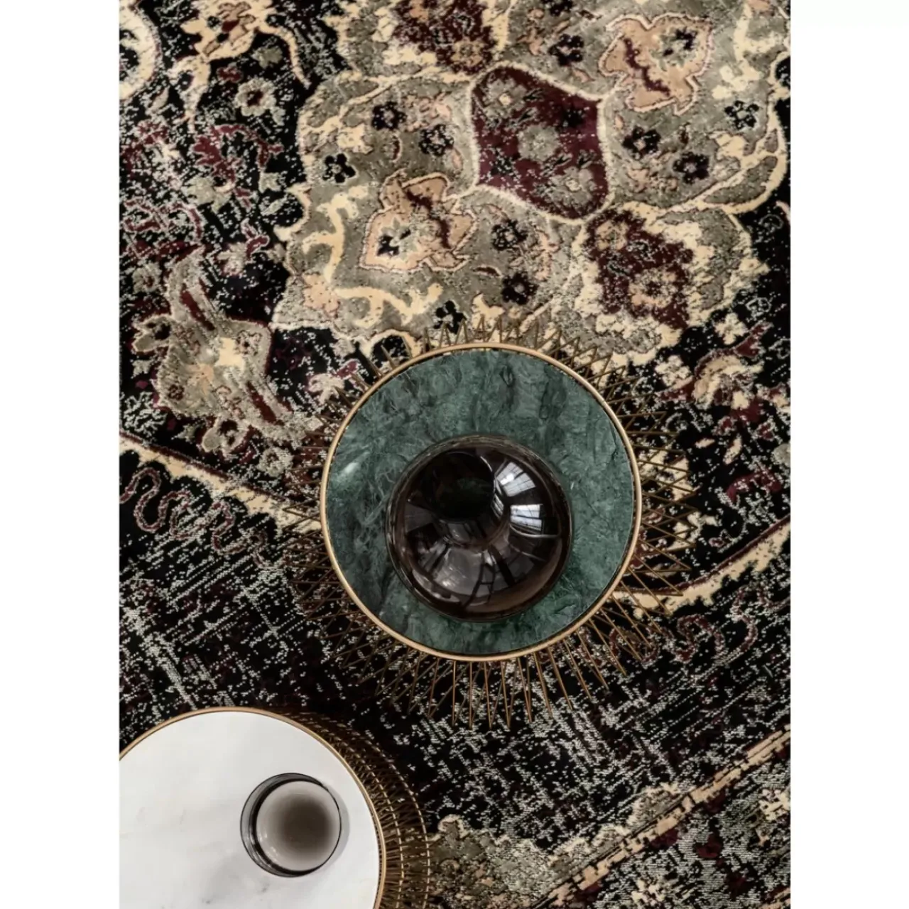 Teppiche-KARE Design Teppich Ornamento Anthrazit 170X240Cm
