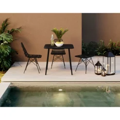 Outdoormöbel-KARE Design Tisch Bora Bora 80X80