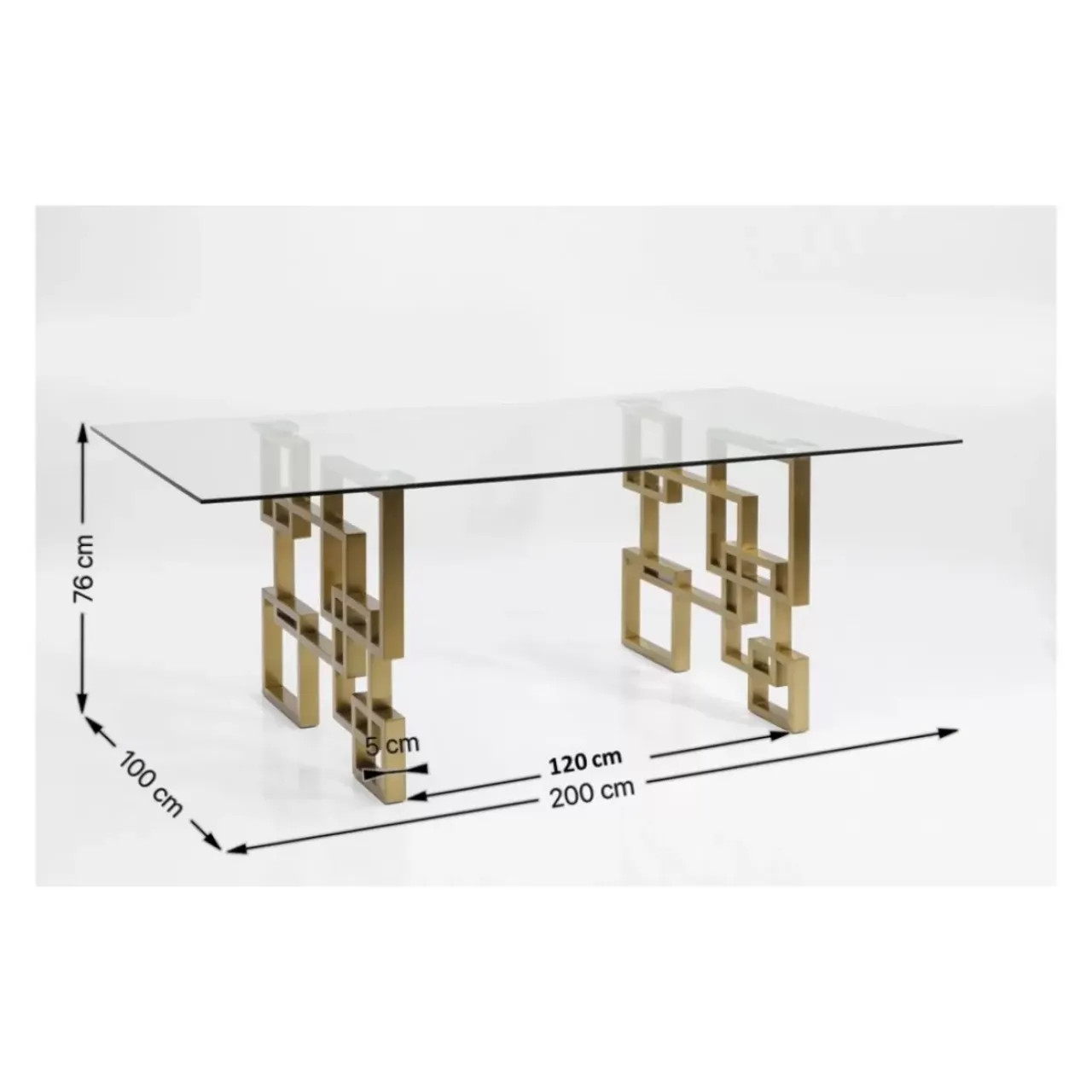 Tische-KARE Design Tisch Boulevard 200X100Cm