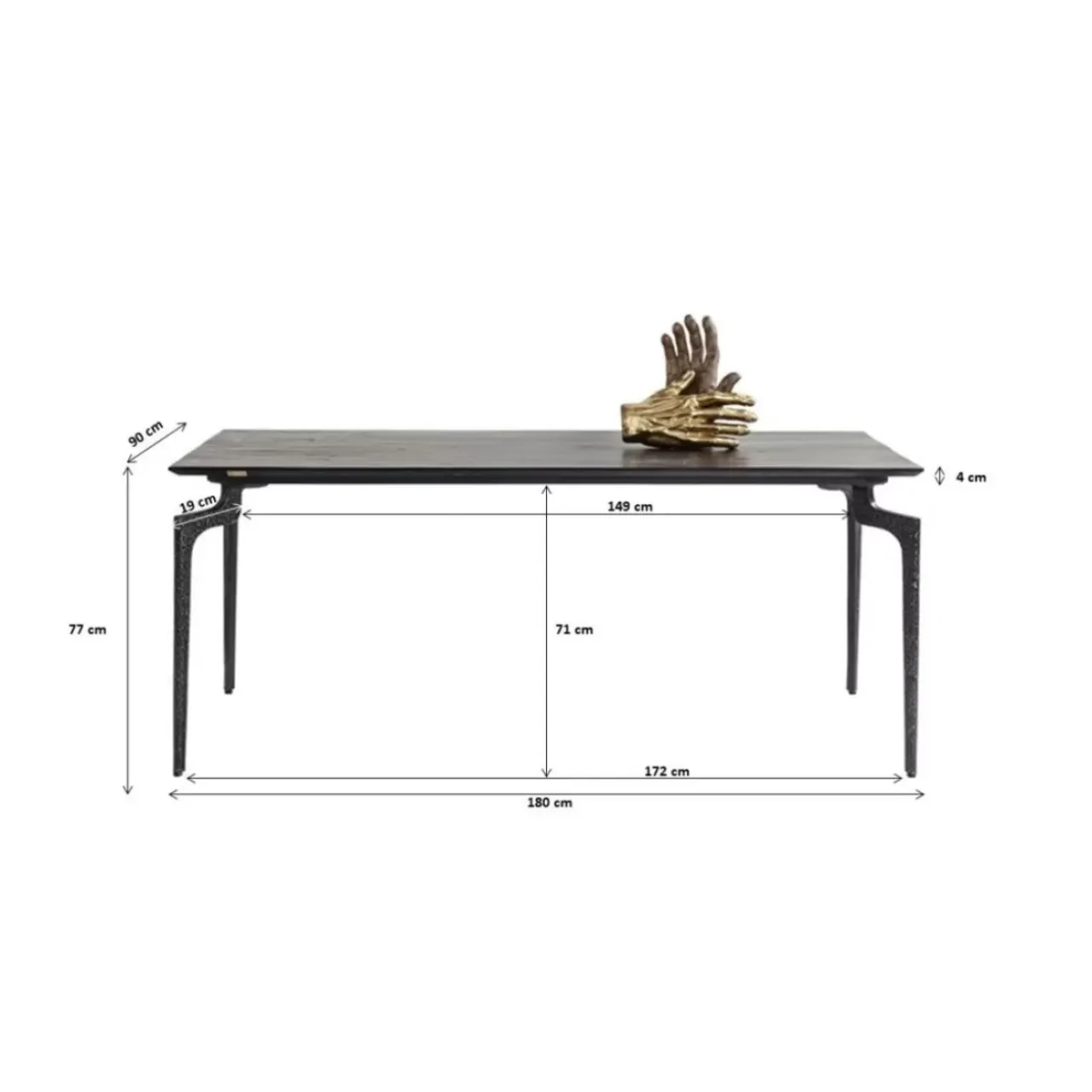 Tische-KARE Design Tisch Bug 180X90Cm