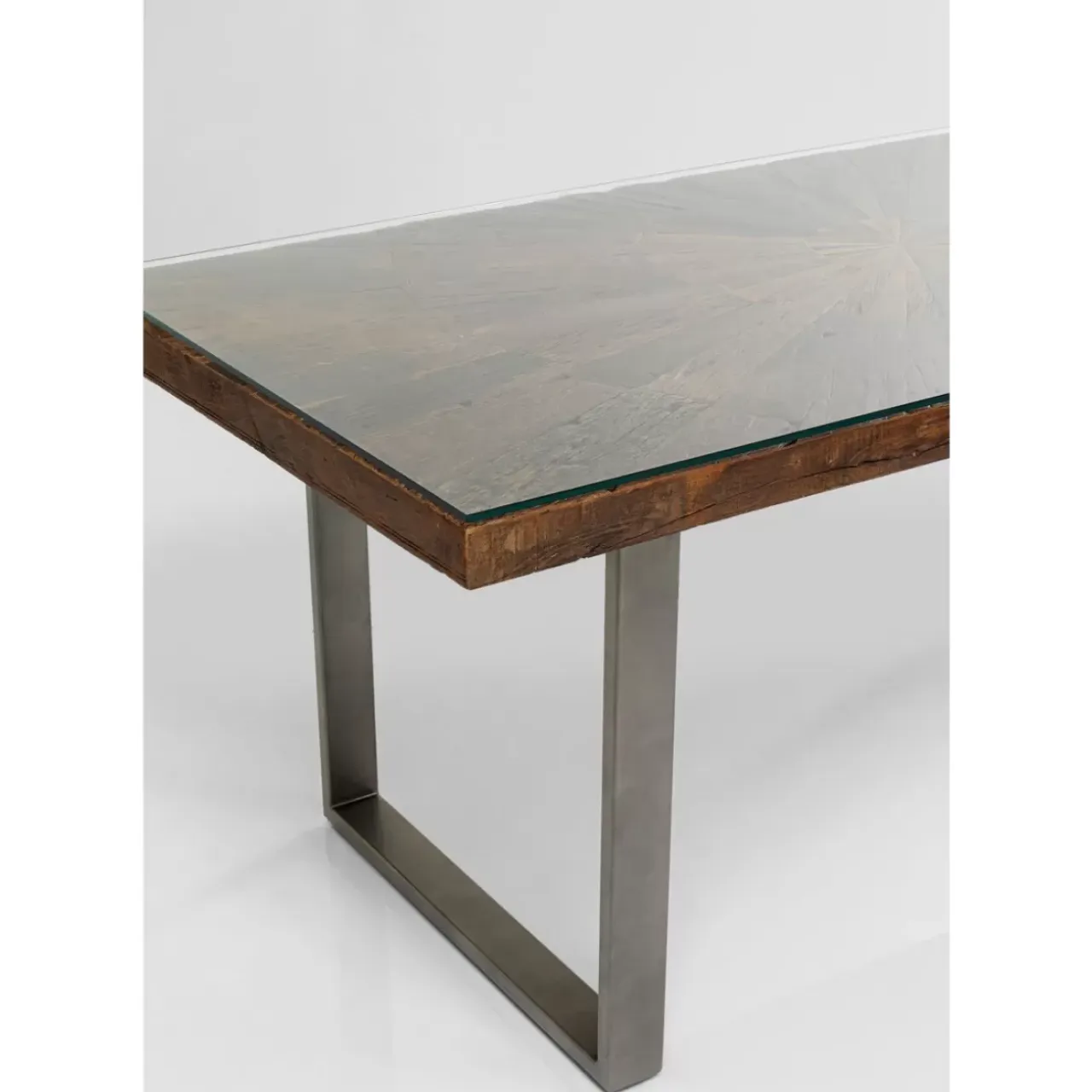 Tische-KARE Design Tisch Conley Rohstahl 180X90