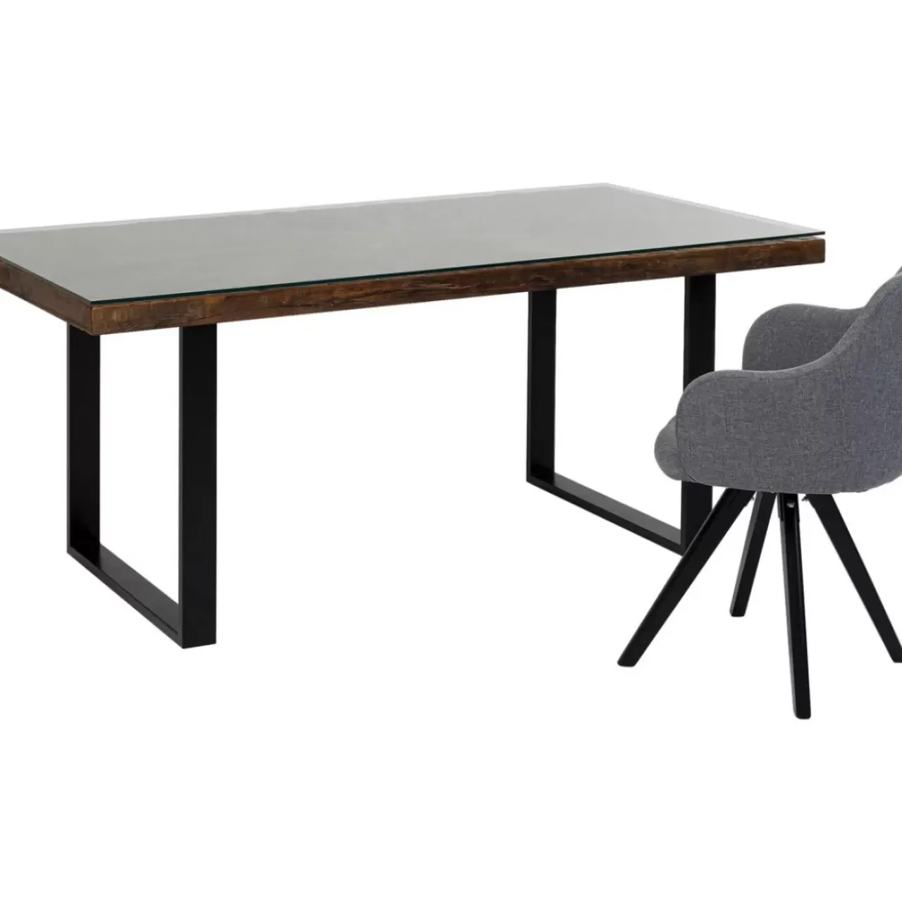 Tische-KARE Design Tisch Conley Schwarz 180X90