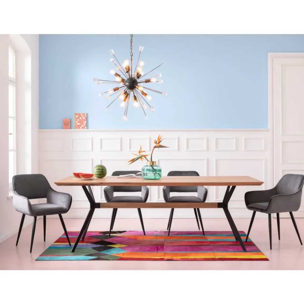 Tische-KARE Design Tisch Downtown Eiche 220X100Cm