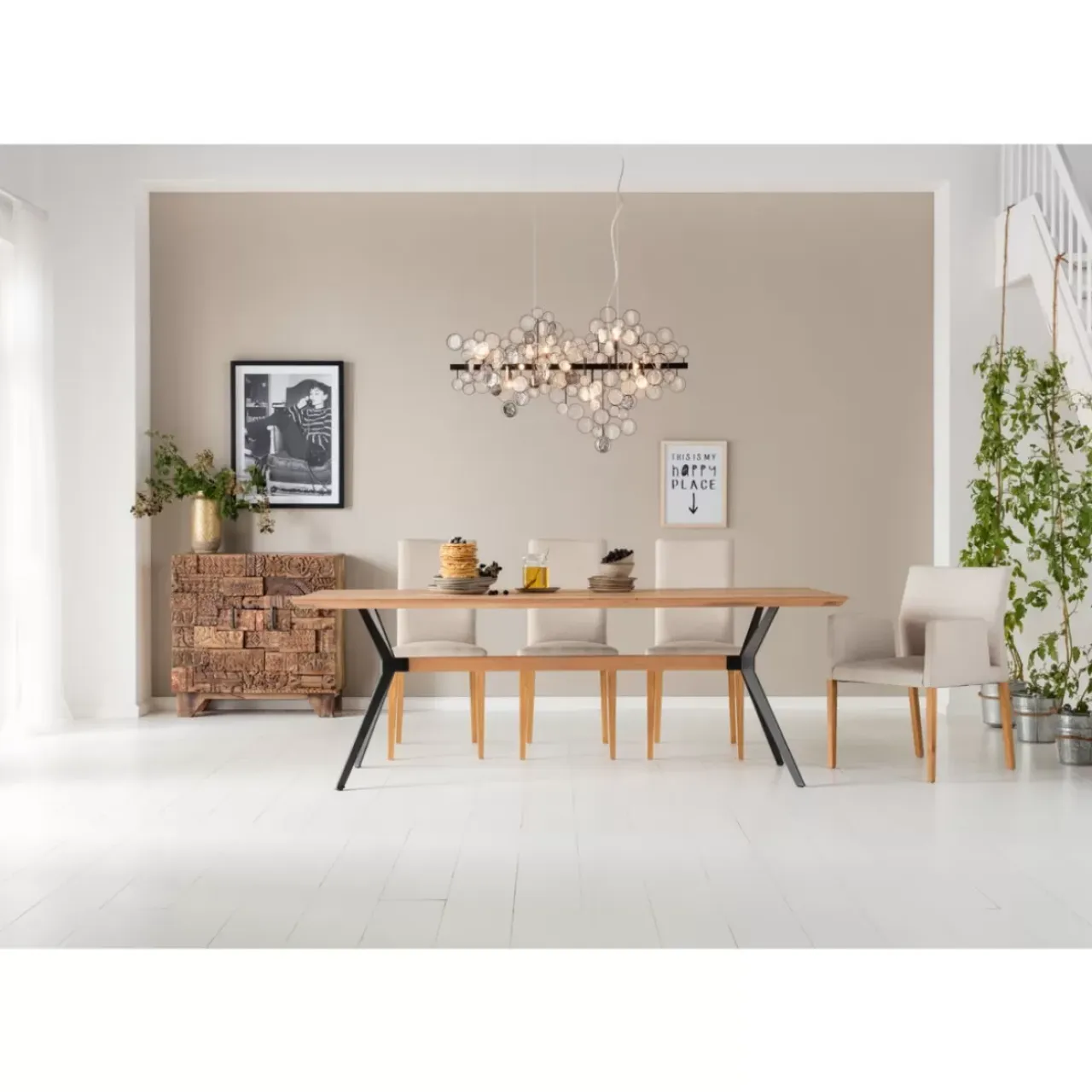 Tische-KARE Design Tisch Downtown Eiche 220X100Cm
