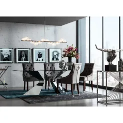 Tische-KARE Design Tisch Gloria Chrome 200X100Cm
