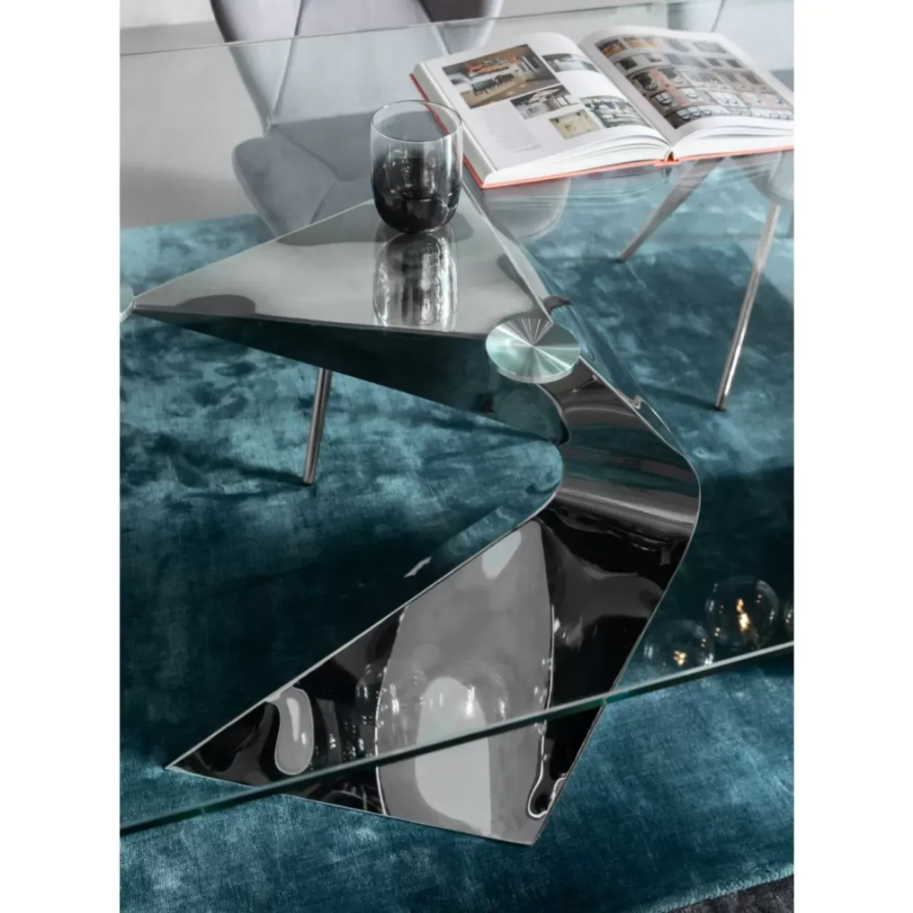 Tische-KARE Design Tisch Gloria Chrome 200X100Cm