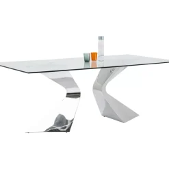 Tische-KARE Design Tisch Gloria Chrome 200X100Cm