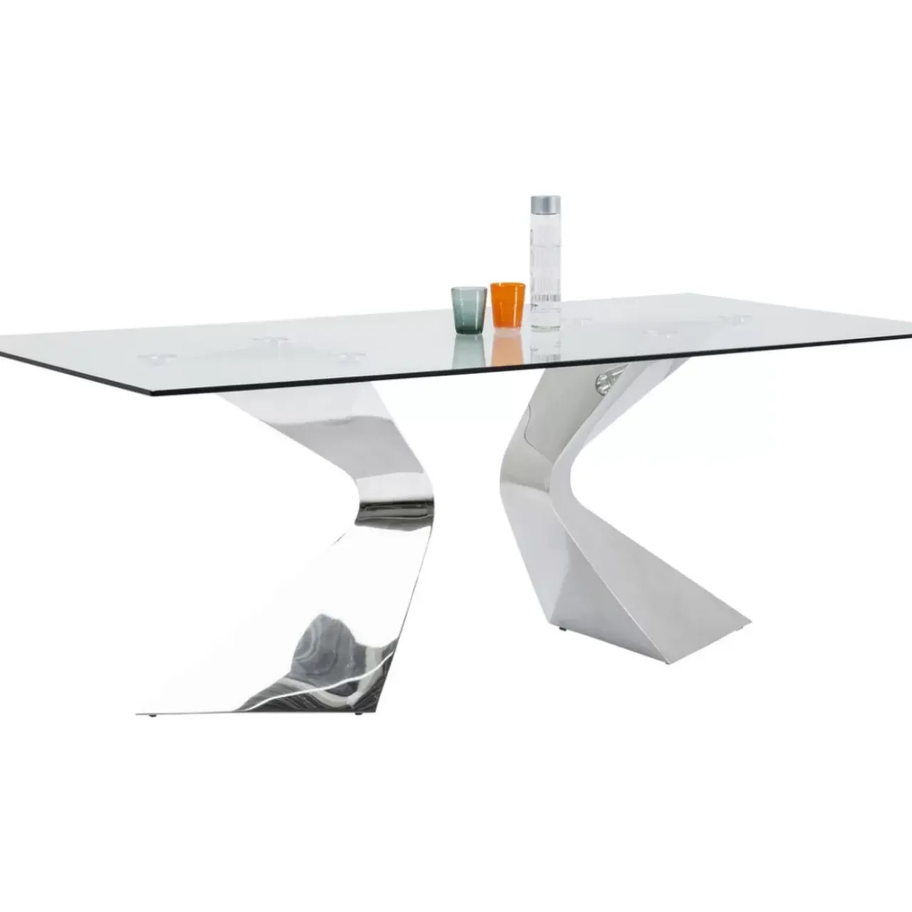 Tische-KARE Design Tisch Gloria Chrome 200X100Cm
