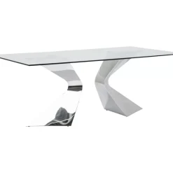 Tische-KARE Design Tisch Gloria Chrome 200X100Cm