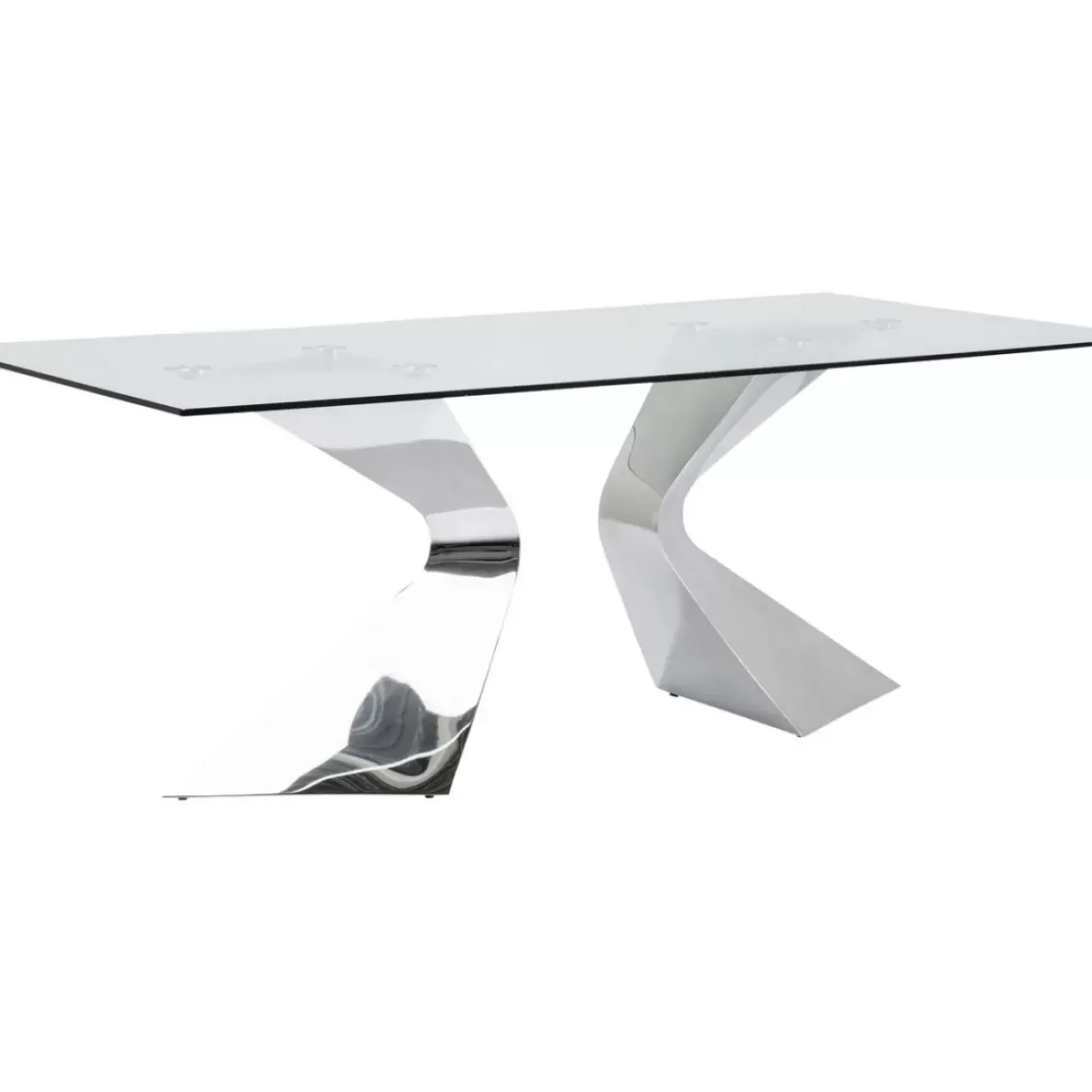 Tische-KARE Design Tisch Gloria Chrome 200X100Cm