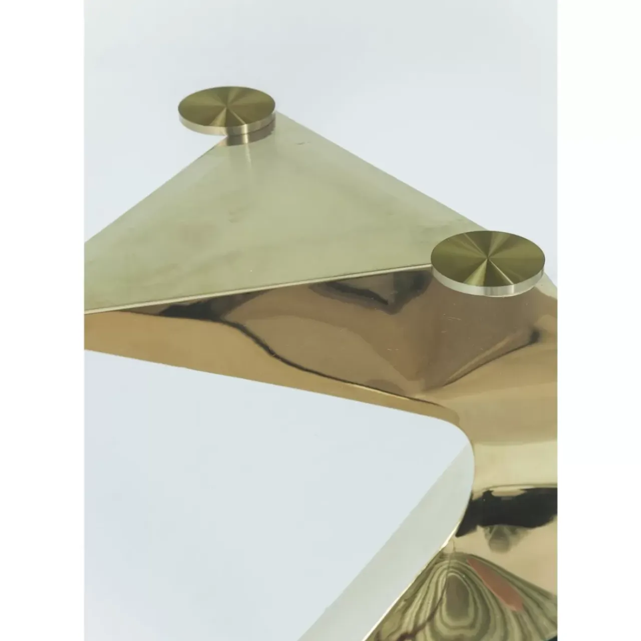 Tische-KARE Design Tisch Gloria Gold 200X100Cm