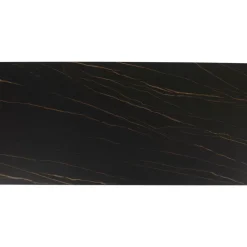 Outdoormöbel-KARE Design Tisch Gloria Outdoor Keramik Schwarz 180X90Cm