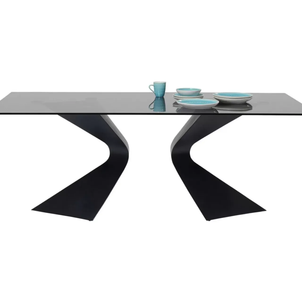Tische-KARE Design Tisch Gloria Schwarz 200X100Cm