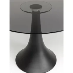Tische-KARE Design Tisch Grande Possibilita Smoke Glas O110Cm