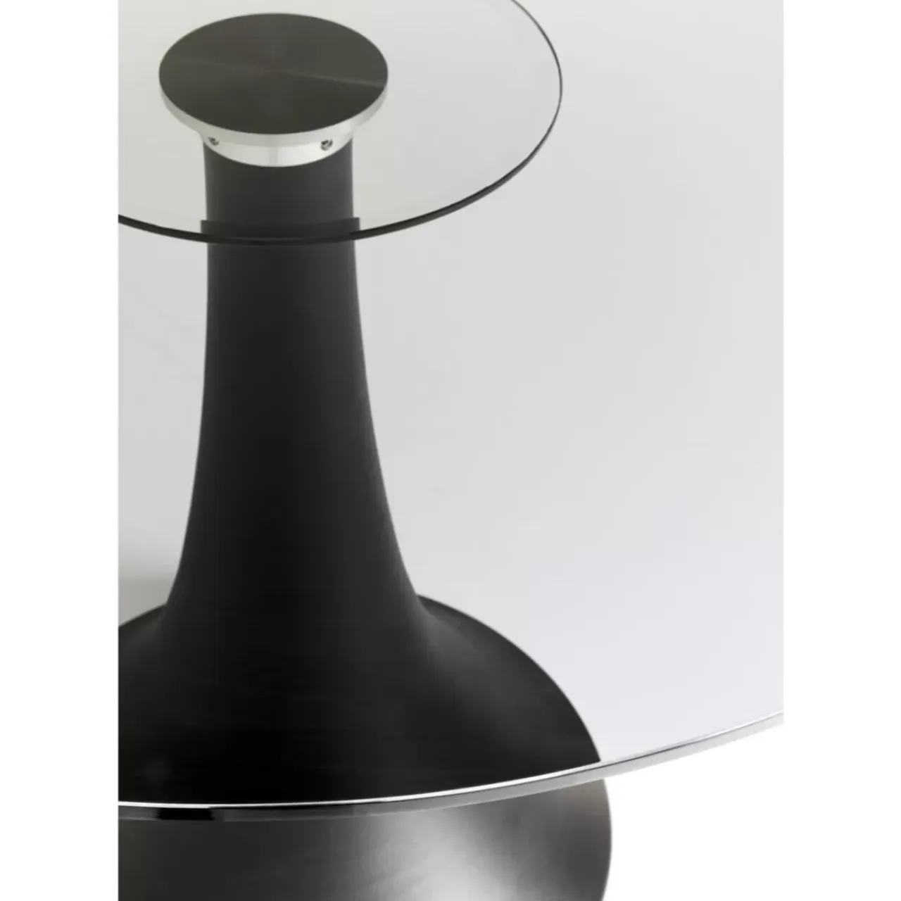 Tische-KARE Design Tisch Grande Possibilita Smoke Glas O110Cm