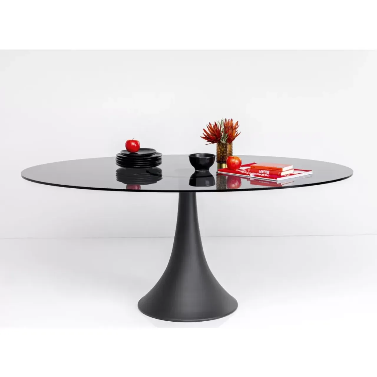 Tische-KARE Design Tisch Grande Possibilita Smoke Glas 180X120Cm
