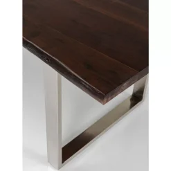 Tische-KARE Design Tisch Harmony Dunkel Chrom 180X90