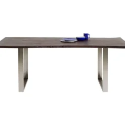 Tische-KARE Design Tisch Harmony Dunkel Chrom 180X90