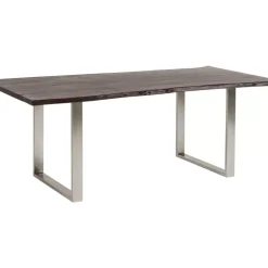 Tische-KARE Design Tisch Harmony Dunkel Chrom 180X90